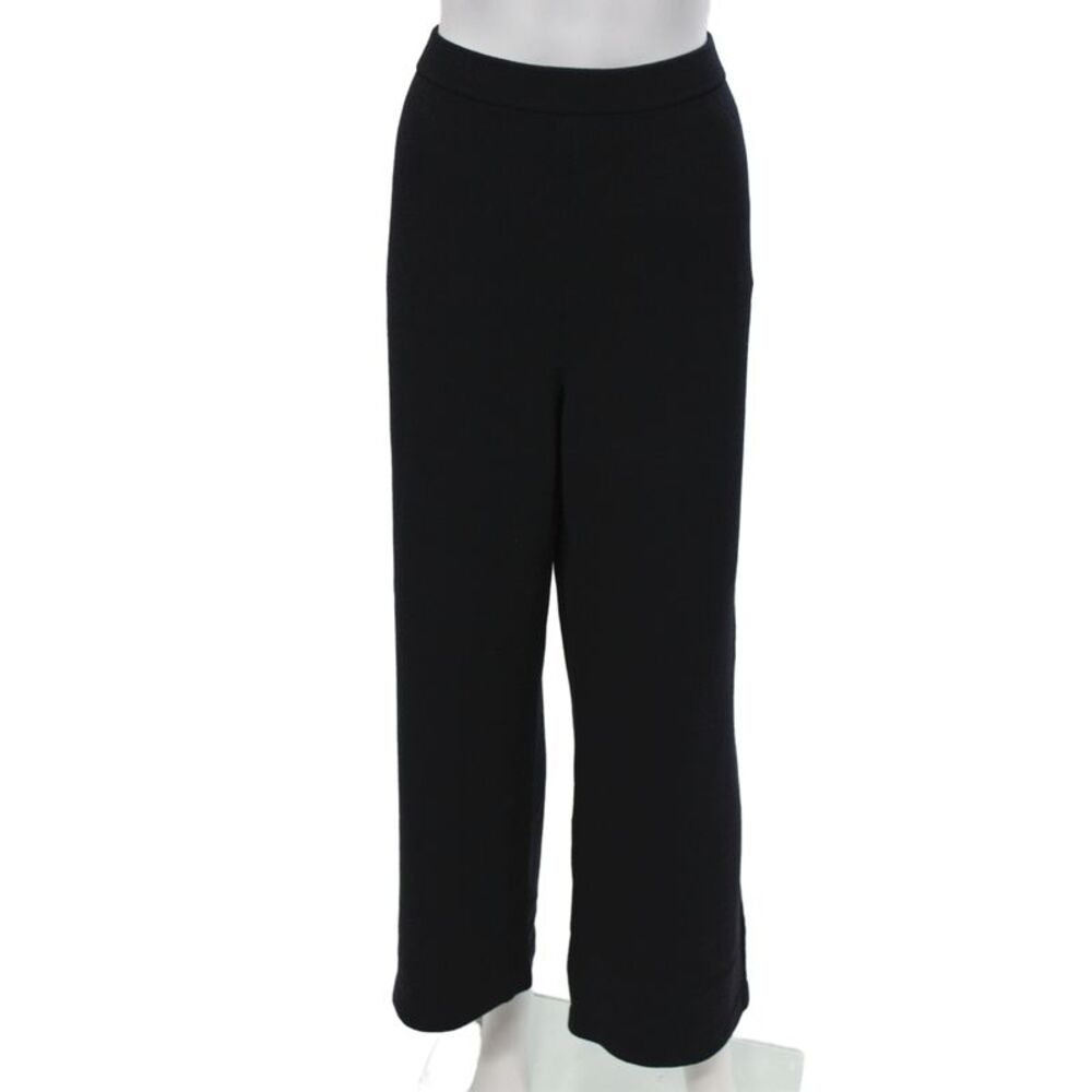 St. John Basics Womens Dress Pants Black Polyester Spandex Solid Size 10